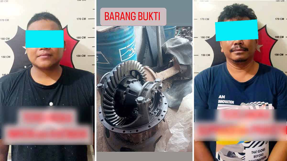 Unit Reskrim Polsek Bengkong Tangkap 3 Komplotan Pencuri Spare Part, Salah Satunya Karyawan Bengkel