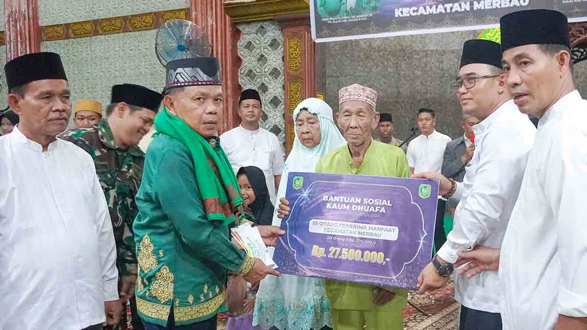 Plt Bupati Meranti Safari Ramadhan di Kecamatan Merbau