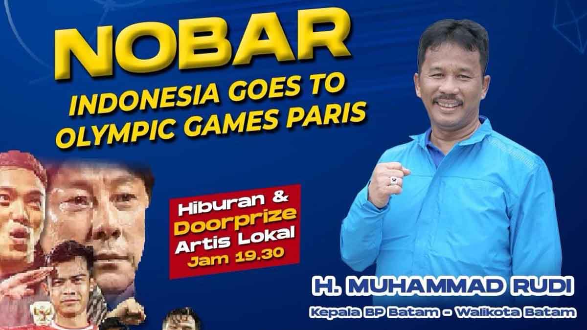 Dukungan Timnas Garuda, BP Batam dan Pemko Batam Gelar Nonton Bareng Timnas Indonesia U-23 vs Irak