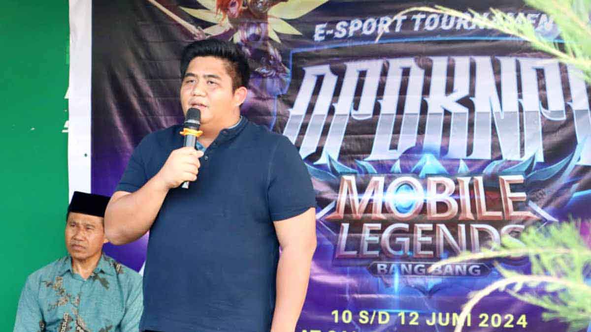 Roby Buka Turnamen Mobile Legends KNPI Bintan
