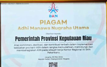 Komitmen Lindungi dan Tingkatkan Kesejahteraan ASN, Pemprov Kepri Diapresiasi BKN