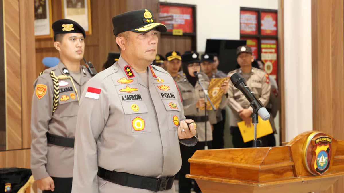 Delapan Pejabat Utama Polda Kepri Resmi Berganti, Ini Daftarnya